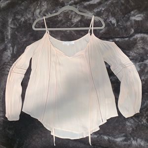 Astr the Label Cut Out Shoulder Top